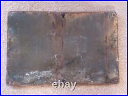 Original vintage Enamel Petrol Pump Fire Switch Sign Not Tin. Automobilia