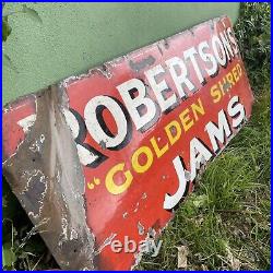 Original vintage Jam enamel sign