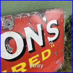 Original vintage Jam enamel sign