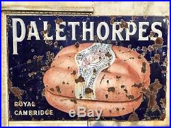 Original vintage Palethorpes sausages enamel sign