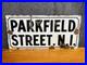 Original_vintage_enamel_London_street_sign_Parkfield_Street_Islington_N1_01_rcai