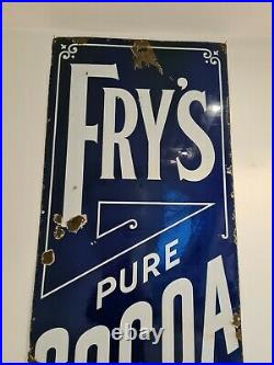 Original vintage enamel advertising signs