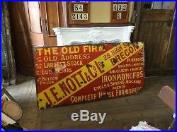 Original vintage enamel sign Brecon