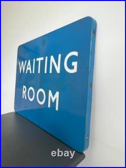 Original vintage enamel station sign 24 x 18 Original vintage enamel station sign 24 x 18