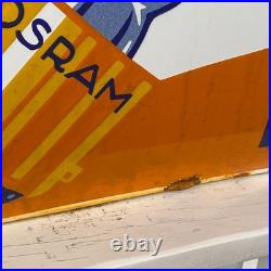 Osram Enamel Sign 60x40cm (23.6x15.7) Big Nice Vintage Car Garage Wall Sign