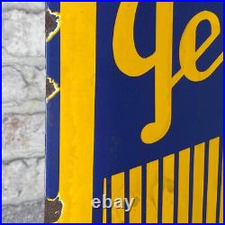 PEUGEOT Enamel Sign 23.6x15 (60x38cm) Big Vintage Collector Garage Service Sign PEUGEOT Enamel Sign 23.6x15 (60x38cm) Big Vintage Collector Garage Service Sign