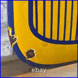 PEUGEOT Enamel Sign 23.6x15 (60x38cm) Big Vintage Collector Garage Service Sign PEUGEOT Enamel Sign 23.6x15 (60x38cm) Big Vintage Collector Garage Service Sign