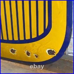 PEUGEOT Enamel Sign 23.6x15 (60x38cm) Big Vintage Collector Garage Service Sign PEUGEOT Enamel Sign 23.6x15 (60x38cm) Big Vintage Collector Garage Service Sign
