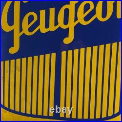 PEUGEOT Enamel Sign 23.6x15 (60x38cm) Big Vintage Collector Garage Service Sign PEUGEOT Enamel Sign 23.6x15 (60x38cm) Big Vintage Collector Garage Service Sign