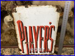 Players Original Enamel Sign