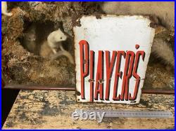 Players Original Enamel Sign