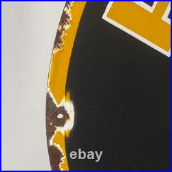 Polly Gas Enamel Sign Ø 50cm (19.7) Rare Vintage Advertising Collector Sign