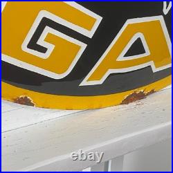 Polly Gas Enamel Sign Ø 50cm (19.7) Rare Vintage Advertising Collector Sign