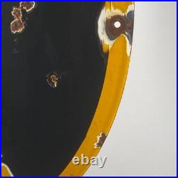 Polly Gas Enamel Sign Ø 50cm (19.7) Rare Vintage Advertising Collector Sign