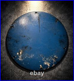 RARE VINTAGE ENAMEL SIGN Approved Coal Merchant Industrial Original 30.5cm