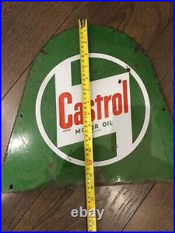 RARE Vintage Porcelain Enamel Sign Of Castrol Motor Oil Rare Collectibles