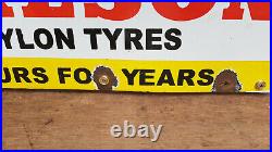 Ralson Nylon Tyres Original Enamel Sign Ralson Nylon Tyres Original Enamel Sign