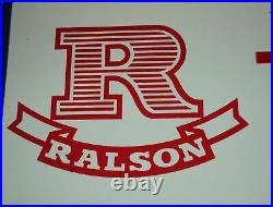 Ralson Tyres Vintage Multicolour Porcelain Enamel Sign