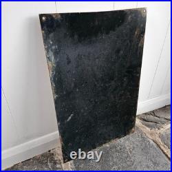 Rare Large Vintage Porsche Cushion Style Enamel Sign Ricambi Originali