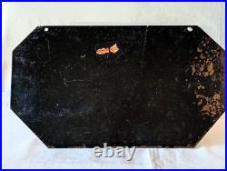 Rare MIDLAND CYCLING TOURING BAG Enamel Sign Vintage Bicycle Advertising Post
