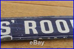 Rare Vintage 100% Original Midlands Railway Door Plate Enamel Sign Ladies Room