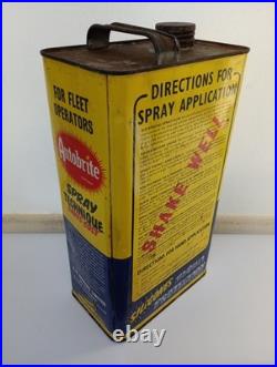 Rare Vintage AUTOBRITE CAR & VEHICLE Polish 1960s Tin Can Not Oil Enamel Sign