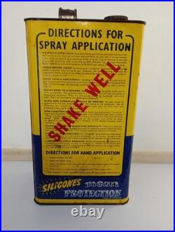 Rare Vintage AUTOBRITE CAR & VEHICLE Polish 1960s Tin Can Not Oil Enamel Sign