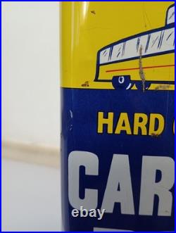 Rare Vintage AUTOBRITE CAR & VEHICLE Polish 1960s Tin Can Not Oil Enamel Sign