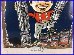 Rare Vintage Eveready Battery enamel sign 1920s