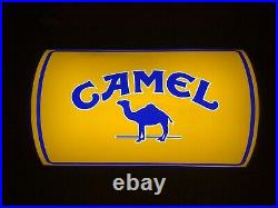 Rare Vintage Old Original 80s Camel Trophy Cigarettes Light Sign Not Enamel
