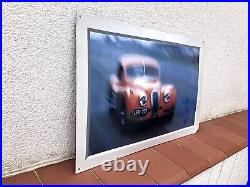 Rare Vintage Original Jaguar XK140 Garage Advertising Enamel Sign