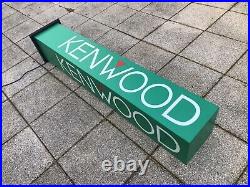 Rare Vintage Original Kenwood Shop Display Advertising Light Sign Not Enamel