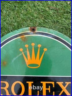 Rolex Vintage Submariner Enamel Advertising Sign