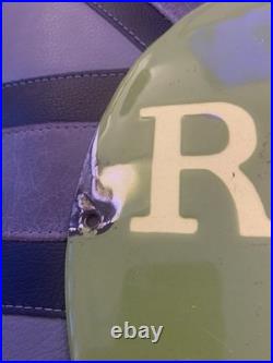 Rolex Vintage Submariner Enamel Advertising Sign Heavy Porcelain Enamel 30cm