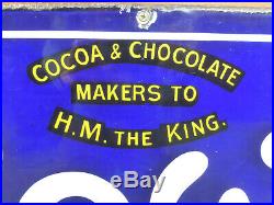 Rowntrees Chocolates & Pastilles Vintage Original Enamel Sign
