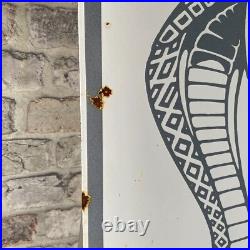 SHELBY Enamel Sign 27.6x11.8 (70x30cm) Vintage Racing Car Garage Porcelain Sign SHELBY Enamel Sign 27.6x11.8 (70x30cm) Vintage Racing Car Garage Porcelain Sign