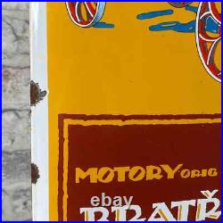 SLAVIA Enamel Sign 23.6x15.7 (60x40cm) Vintage Motor Engine Garage Nice Signage SLAVIA Enamel Sign 23.6x15.7 (60x40cm) Vintage Motor Engine Garage Nice Signage