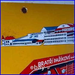 SLAVIA Enamel Sign 23.6x15.7 (60x40cm) Vintage Motor Engine Garage Nice Signage SLAVIA Enamel Sign 23.6x15.7 (60x40cm) Vintage Motor Engine Garage Nice Signage