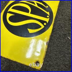 S. P. A SERVICES Enamel Sign VINTAGE RARE