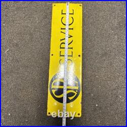 S. P. A SERVICES Enamel Sign VINTAGE RARE