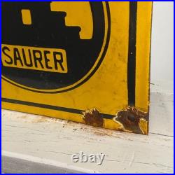 Saurer Enamel Sign 60x40cm (23.6x15.7) Nice Vintage Garage Advertising Sign