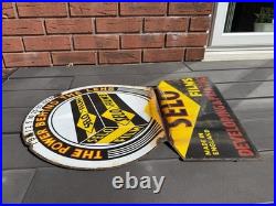 Selo Films Enamel Sign Double Sided Advertising 1930s 1940s VINTAGE Antique