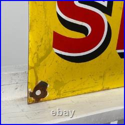 Shell Enamel Sign 60x40cm (23.6x15.7) Big Vintage Service Motor Oil Signage