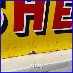 Shell Enamel Sign 60x40cm (23.6x15.7) Big Vintage Service Motor Oil Signage