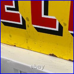 Shell Enamel Sign 60x40cm (23.6x15.7) Big Vintage Service Motor Oil Signage