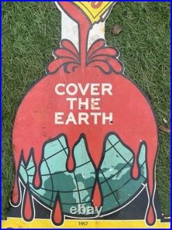 Sherwin Williams Vintage Enamel Sign Cover The Earth SWP Paints Sherwin Williams Vintage Enamel Sign Cover The Earth SWP Paints