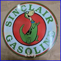 Sinclair Gasoline Porcelain Enamel Sign 29 X 29 Inches