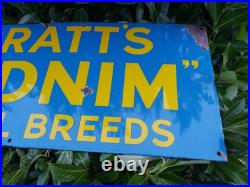 Spratt's Rodnim For All Breeds Enamel Sign