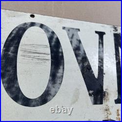 Spratts Enamel Advertising Sign Vintage