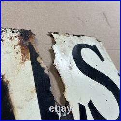 Spratts Enamel Advertising Sign Vintage